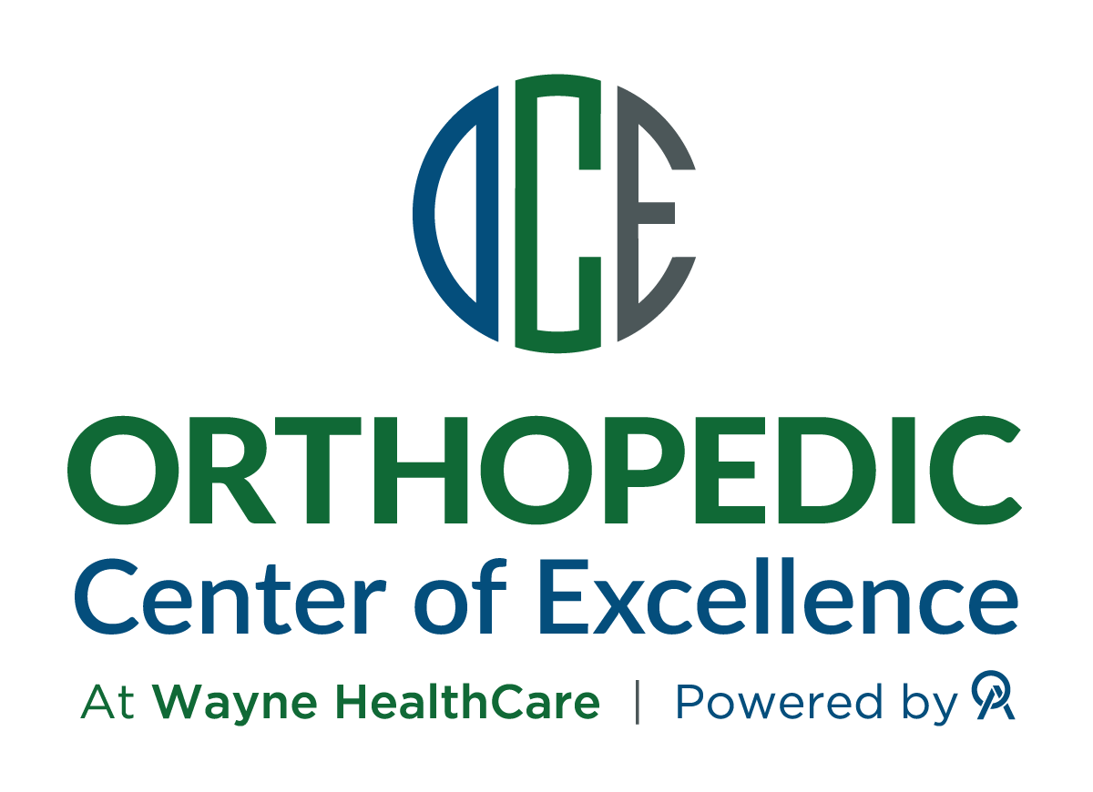 Patient room inside the Orthopedic Center of Excellence at Wayne HealthCare