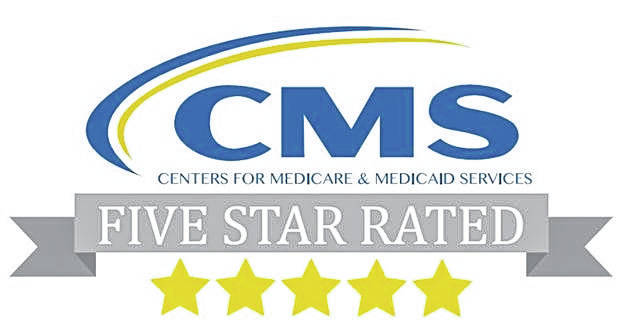 five-star quality score from the centers for Medicare & Medicaid 